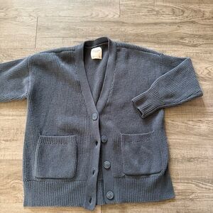 ABERcRoMBIE Navy Cardigan